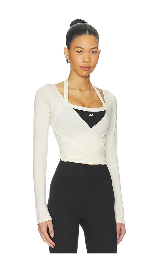 437 The Ballet Wrap In White