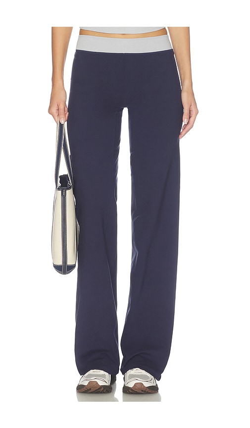 The Motion Pant by 437 Activewear in Navy Heather Grey