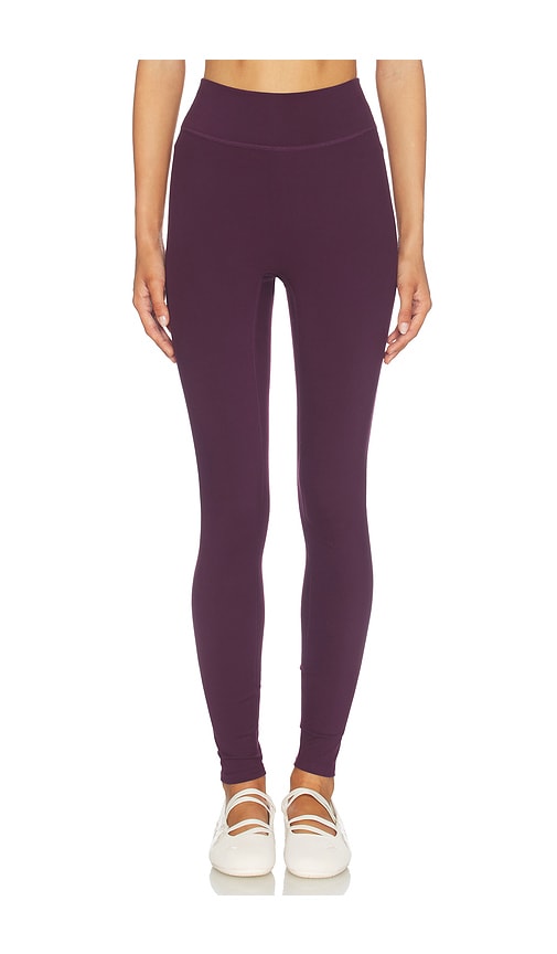 The Essentials Legging by 437 Activewear in Plum