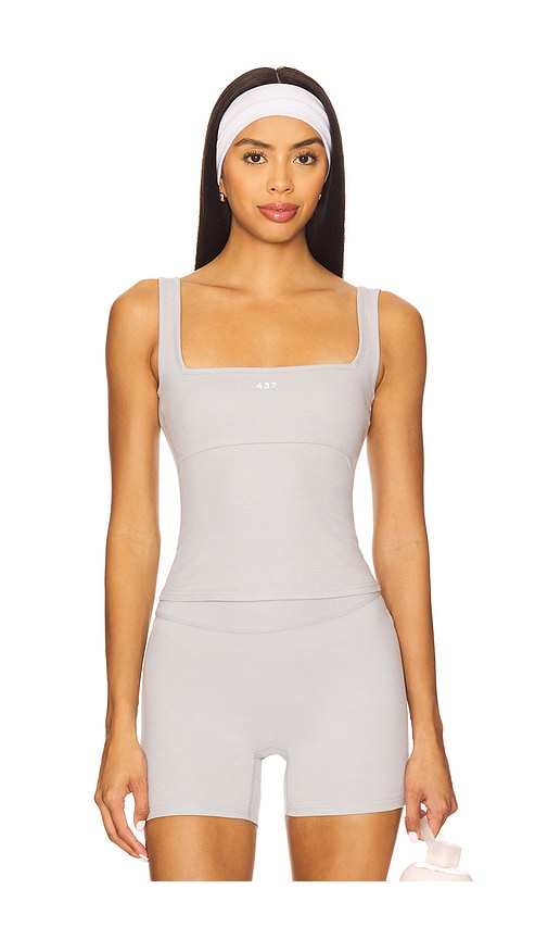 The Square Tank Top in Grey. - size L (also in XL, XS) - 437 - Modalova