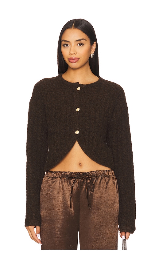 4th & Reckless Reyn Cardigan In Brown