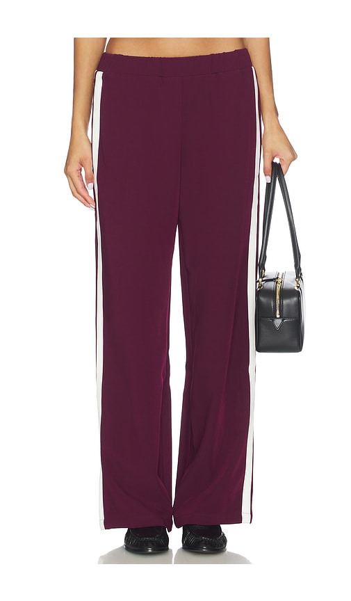 4th & Reckless Tammy Tailored Trouser In Burgundy