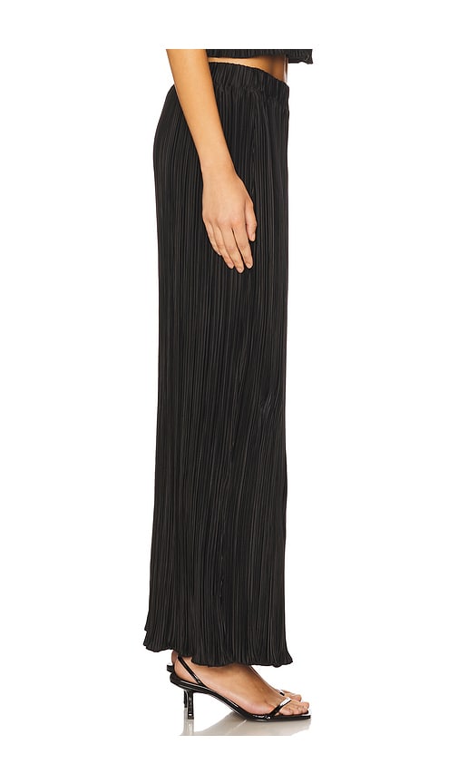 4th & Reckless Daisy Thigh Split Maxi Skirt In Black
