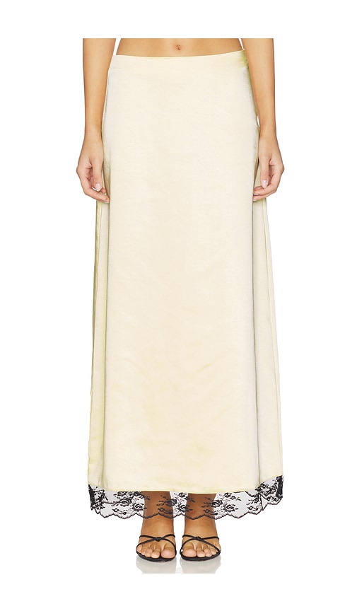 4th & Reckless x REVOLVE Rena Satin And Lace Skirt