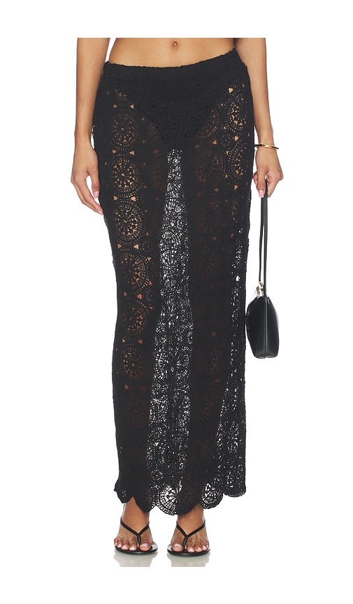 4th & Reckless Laurenne Crochet Midaxi Skirt