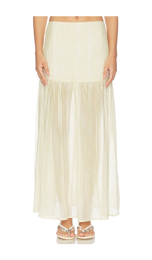 Saya Semi Sheer Maxi Skirt