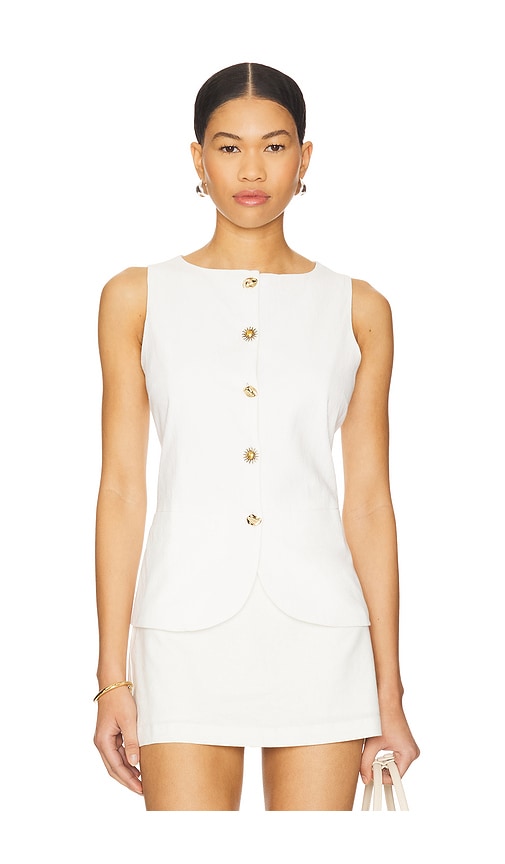 Chai Linen Top in . - size L (also in M, S, XL, XS) - 4th & Reckless - Modalova