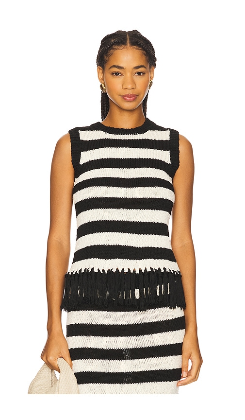 4th & Reckless Lauryn Knitted Top In Black