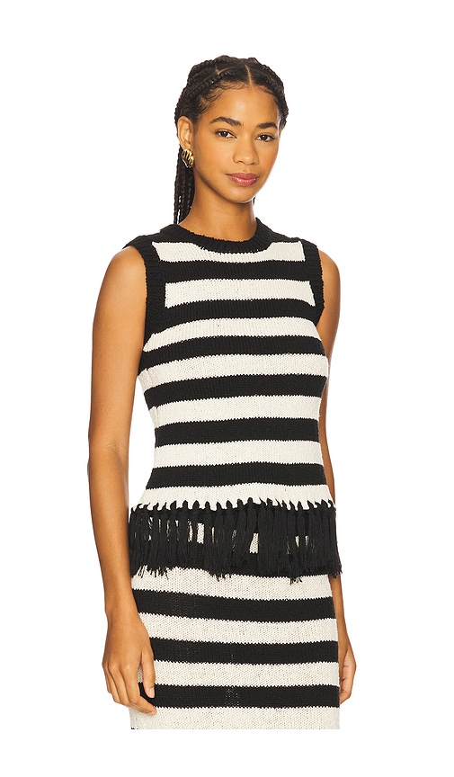 4th & Reckless Lauryn Knitted Top In Black