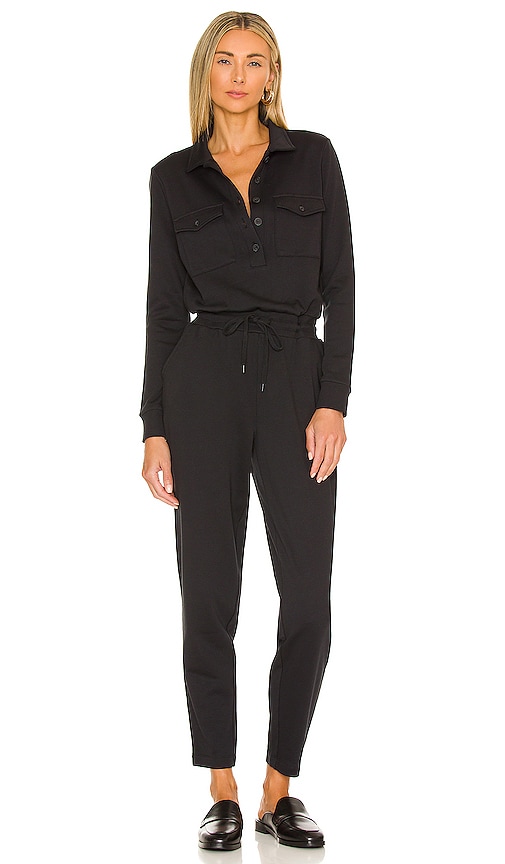 525 Washed Utility Jumpsuit in Black REVOLVE