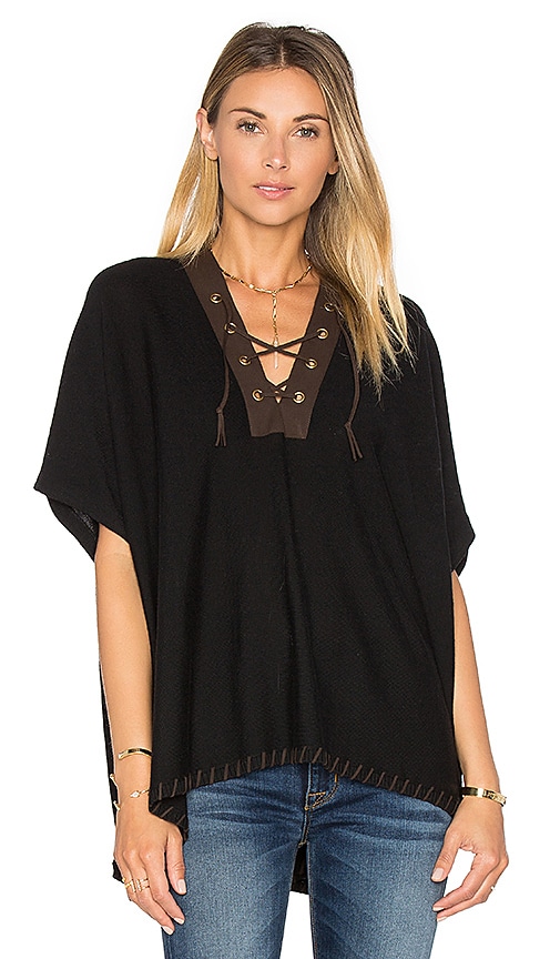 Lace Front Poncho