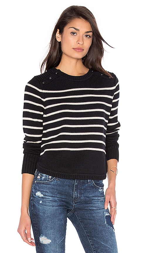 Stripe Crew Neck Sweater
