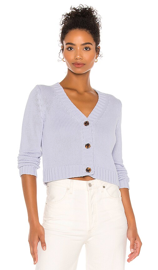 ice blue cardigan