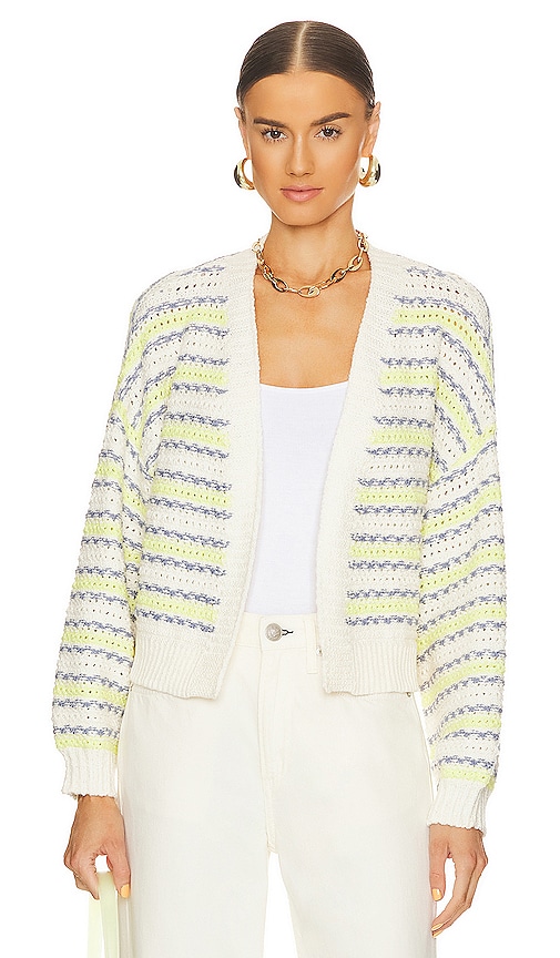 Crimped Mixed Cardi