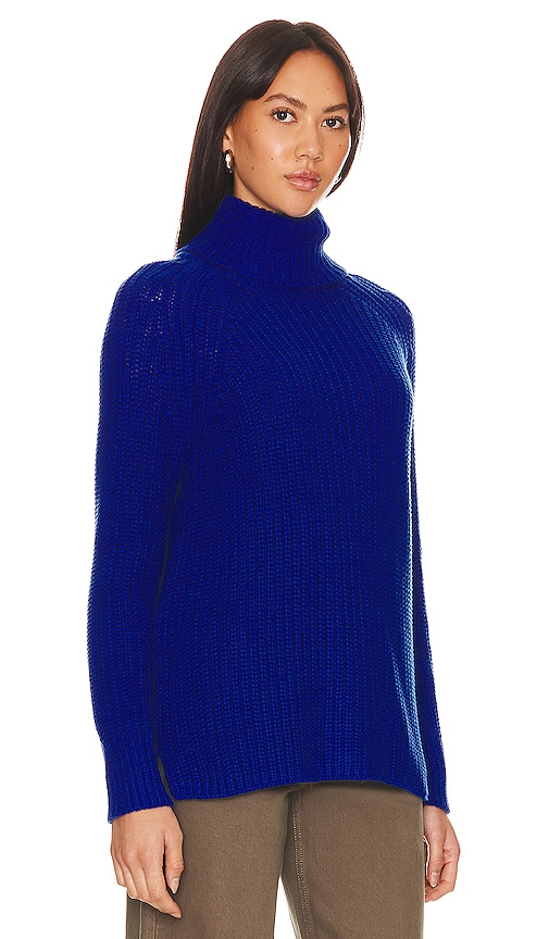 Shop 525 Stella Pullover Sweater In Blue Jeans