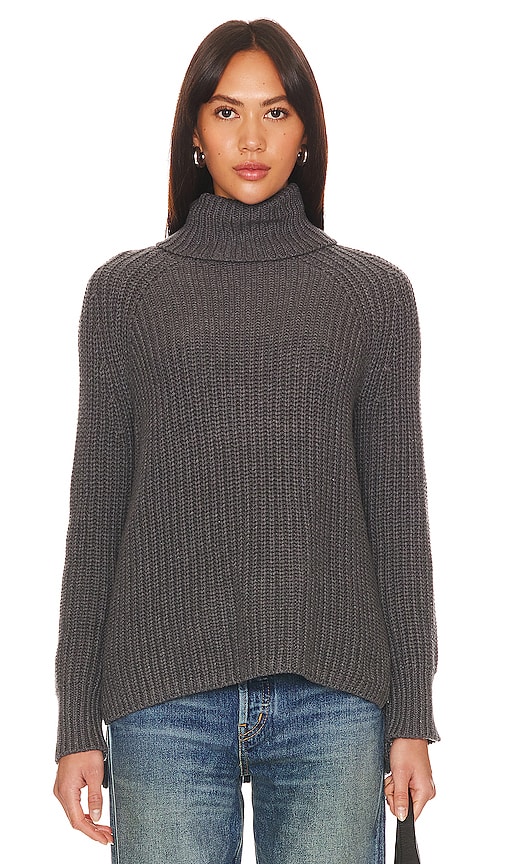 525 Stella Pullover Sweater In Charcoal Heather