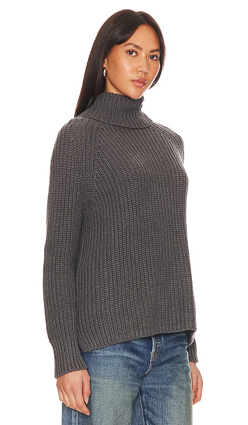Shop 525 Stella Pullover Sweater In Charcoal Heather