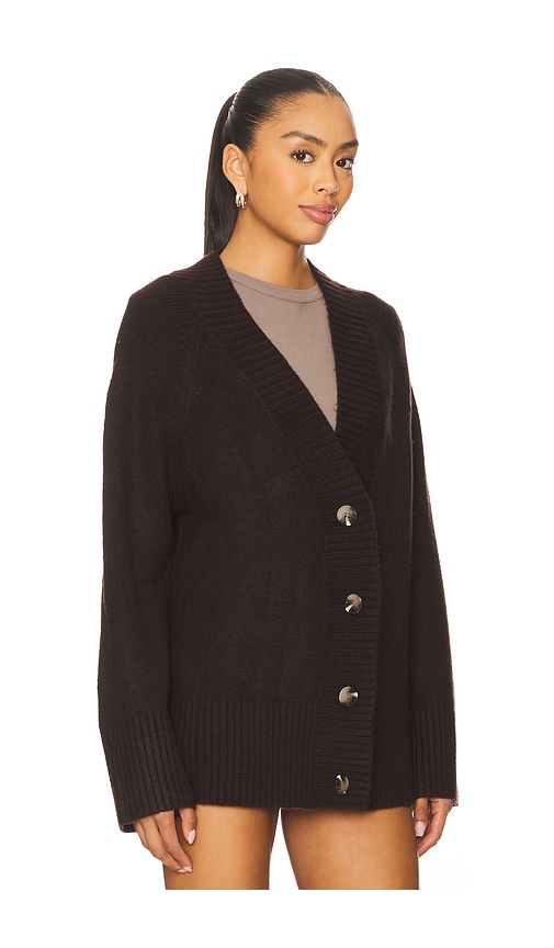 525 Miller Oversized Cardigan In Brown