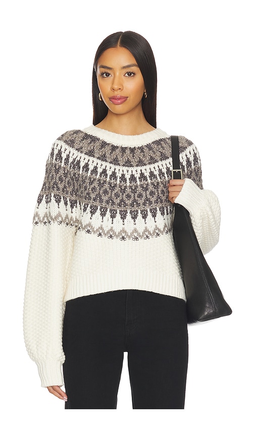 525 America Alora Long Sleeve Fair Aisle Top