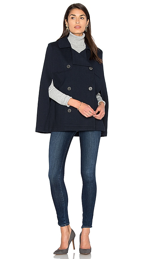 Poncho Peacoat