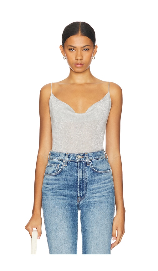 Shop 525 X Revolve Cowl Neck Tank In Glacier Grey