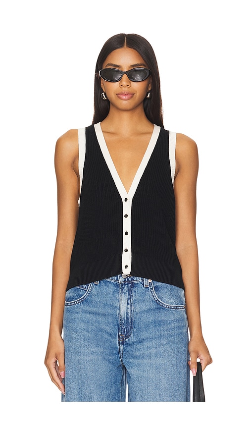 CLAUDIA BUTTON SHAKER VEST