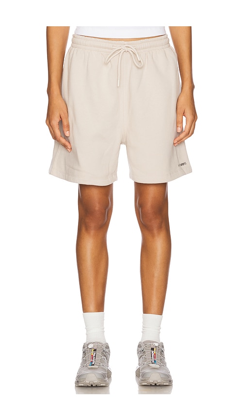 Organic Sweatshorts in Beige. - size XS (also in L, M, S, XL)