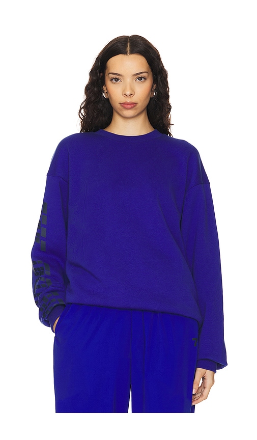 Shop 7 Days Active Organic Crewneck In Blue