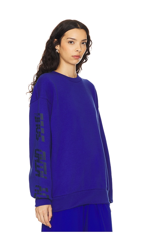 Shop 7 Days Active Organic Crewneck In Blue