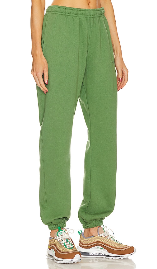 Shop 7 Days Active Organic Fitted Sweat Pants In Green