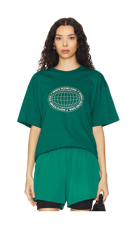 Shop 7 Days Active Organic Regular Fit Tee In Aventurine