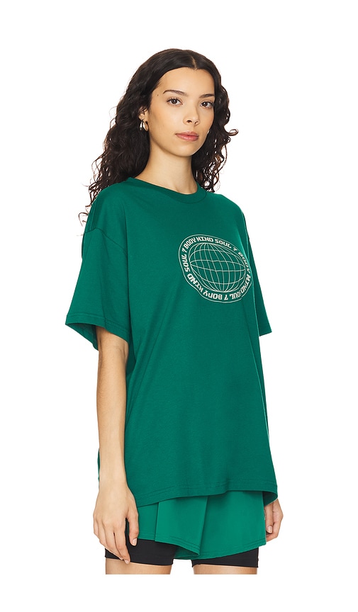 Shop 7 Days Active Organic Regular Fit Tee In Aventurine