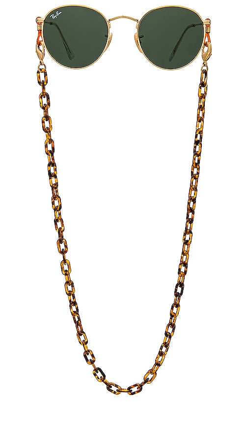 Sunglass chain sale tortoise