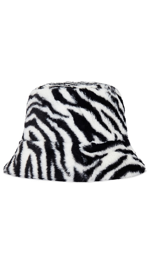 Shop 8 Other Reasons Faux Fur Hat In Zebra