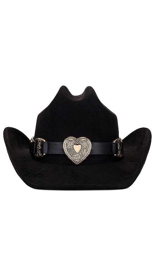Shop 8 Other Reasons Gold Heart Cowboy Hat In Black