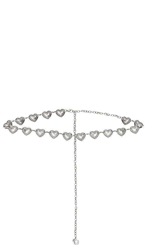 8 Other Reasons Heart Chain Belt in Silver