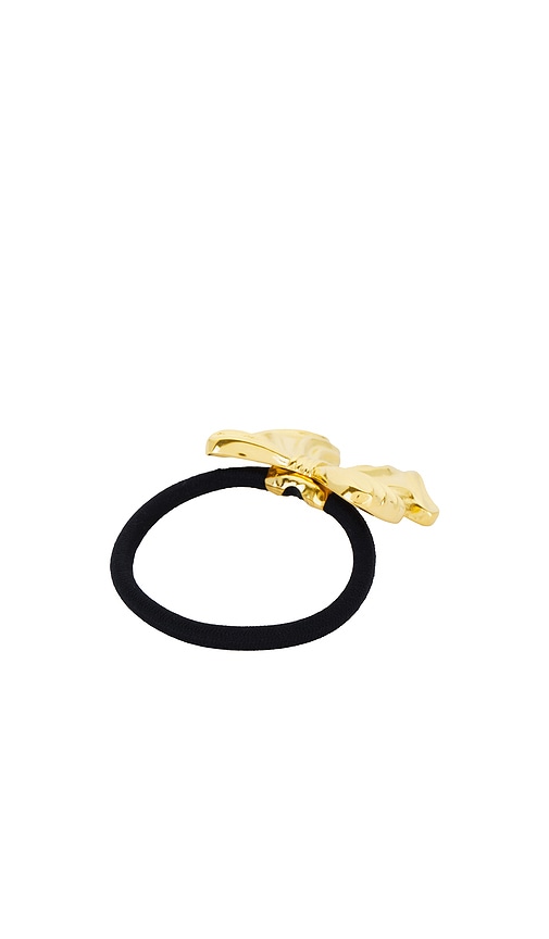8 Other Reasons Lacey Ribbon Hair Tie In Metallic Gold