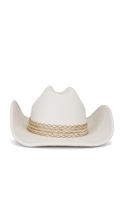 Indie Rancher Cowboy Hat in Ivory.