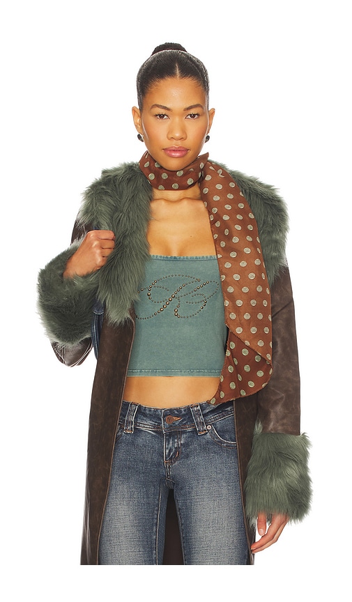 8 Other Reasons Sheer Thing Scarf In Brown