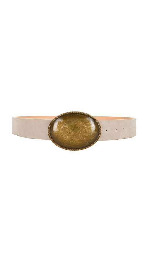 Belt With Gold Statement Buckle
