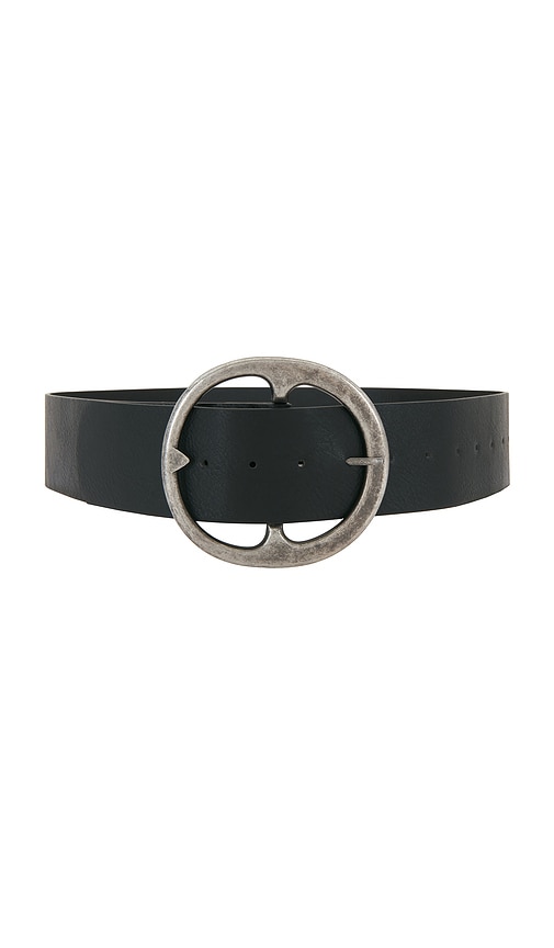 Belt With Statement Circular Buckle