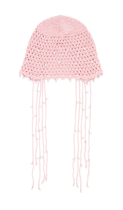 Pearl Crochet Hat by 8 Other Reasons in Light Pink