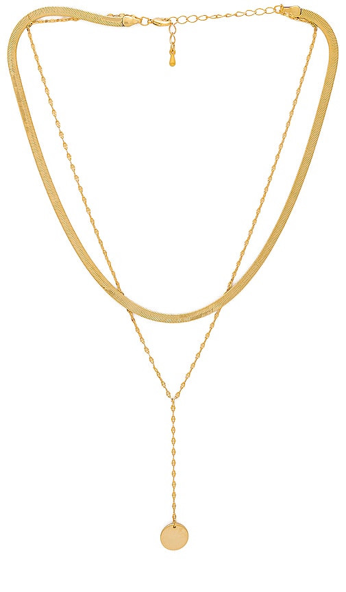 8 Other Reasons Pendant Lariat Necklace in Gold