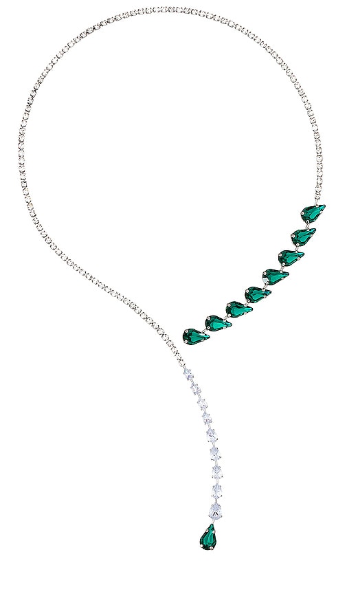 Gold Finish Moissanite Polki & Emerald Choker Necklace In Sterling Silver  Design by Hunar at Pernia's Pop Up Shop 2024