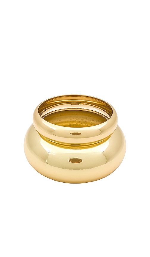 Shop 8 Other Reasons Bangle Bracelet Set In Metallic Gold