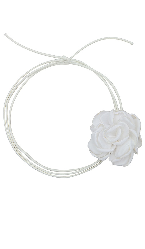 8 Other Reasons Flower Choker In White
