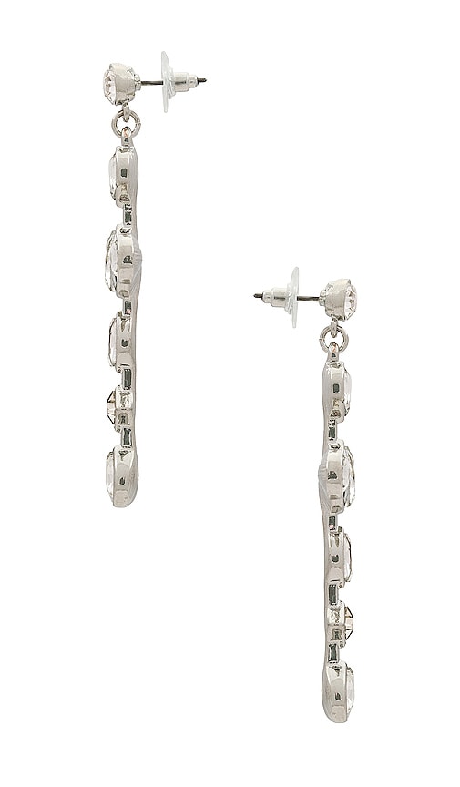 Shop 8 Other Reasons Cross Earrings In Metallic Silver