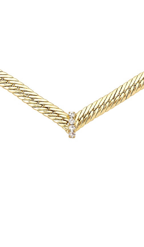 Shop 8 Other Reasons V Necklace In Metallic Gold