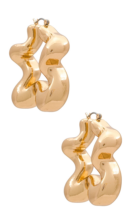 8 Other Reasons Wiggle Earrings In Metallic Gold