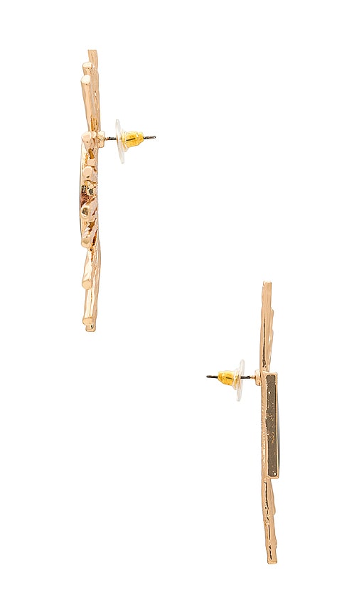 Shop 8 Other Reasons Desert Sun Earrings In Metallic Gold